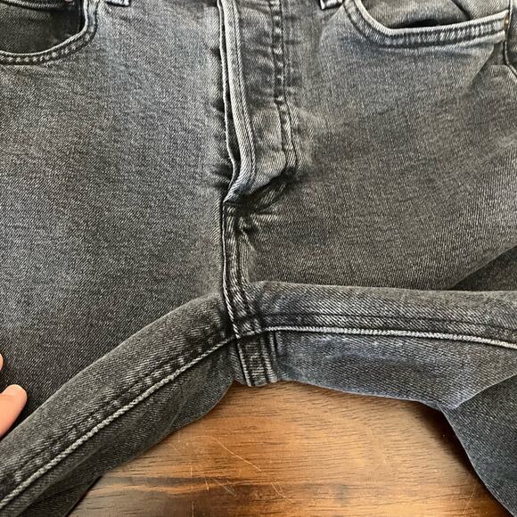 Denim Forum The Arlo High Rise Straight jeans in black - Picture 9 of 12